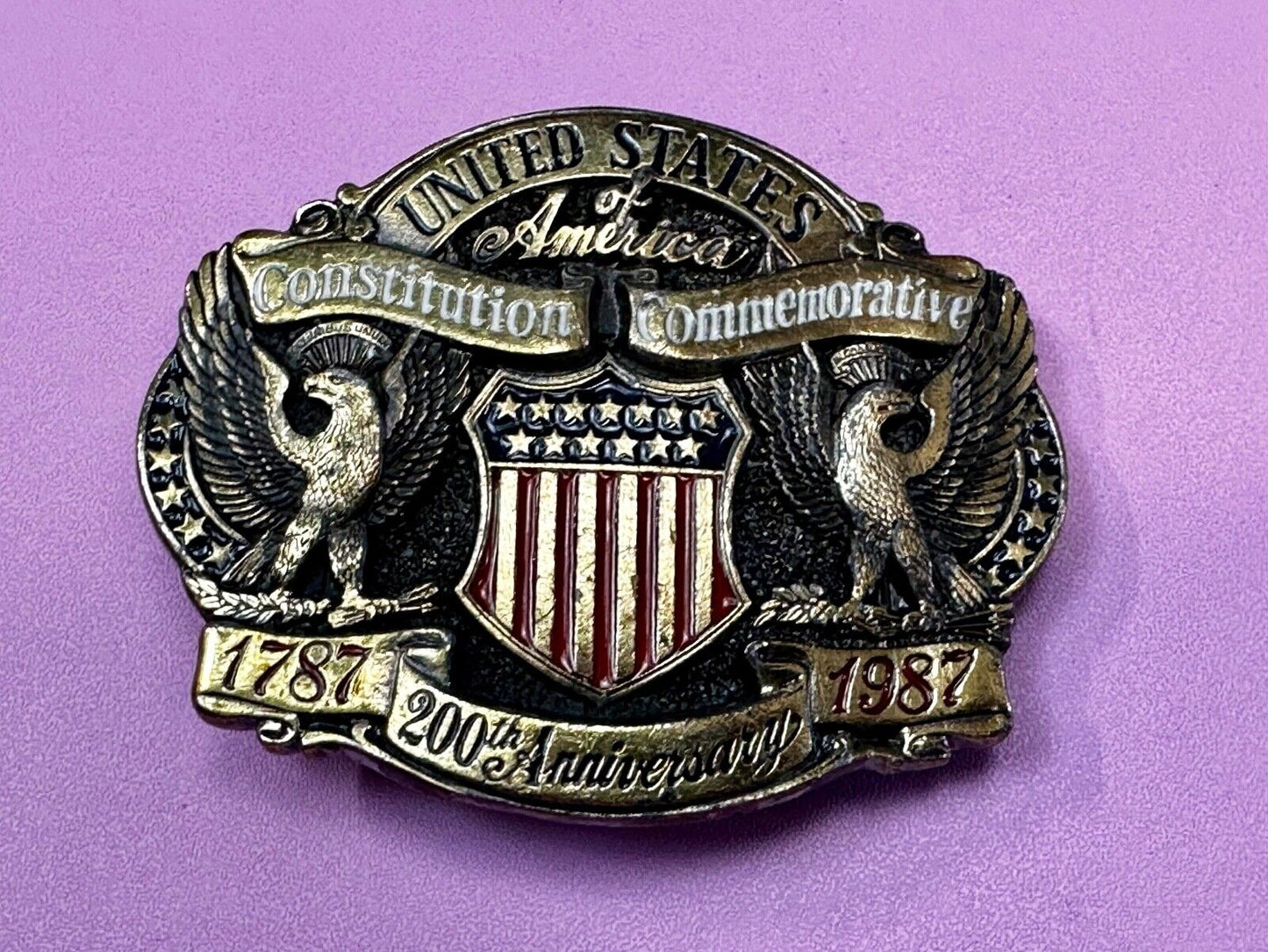 America 200th anniversary  Patriotic USA!  The Great American Belt Buckle Co