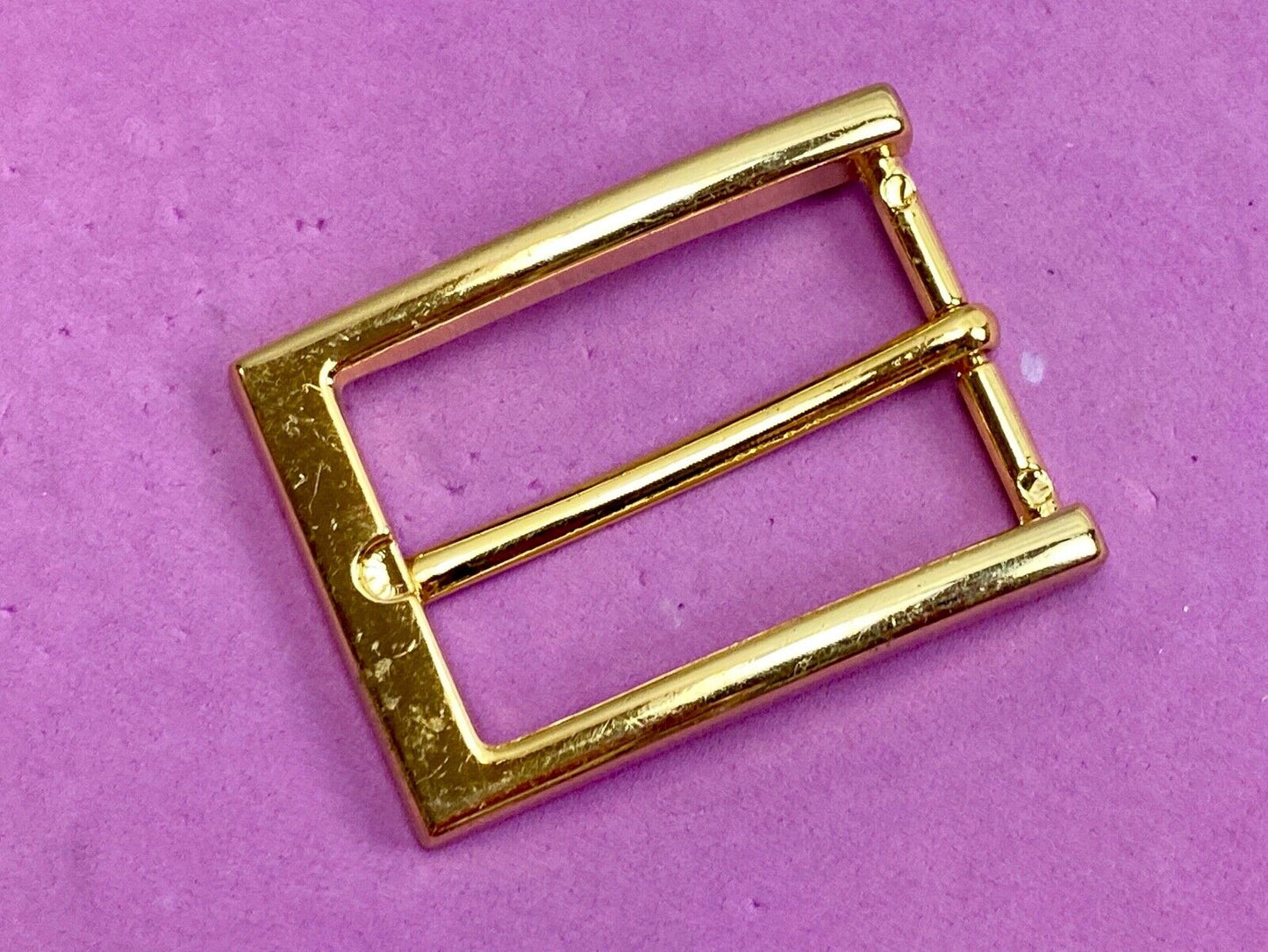Vintage gold tone BE350 replacement belt buckle