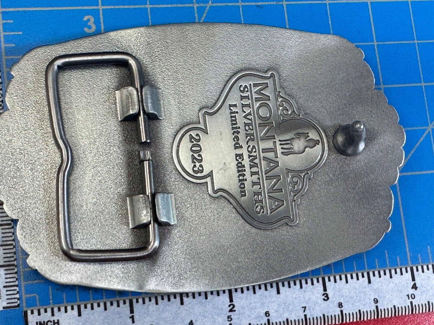 2023 PENDLETON WHISKY BELT BUCKLE MONTANA SILVERSMITHS COWBOY RODEO IN PACKAGING