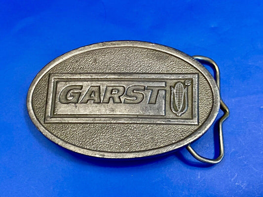Vintage Garst Seed Belt Buckle Ffa Agriculture Farming Farm Coon Rapids Iowa