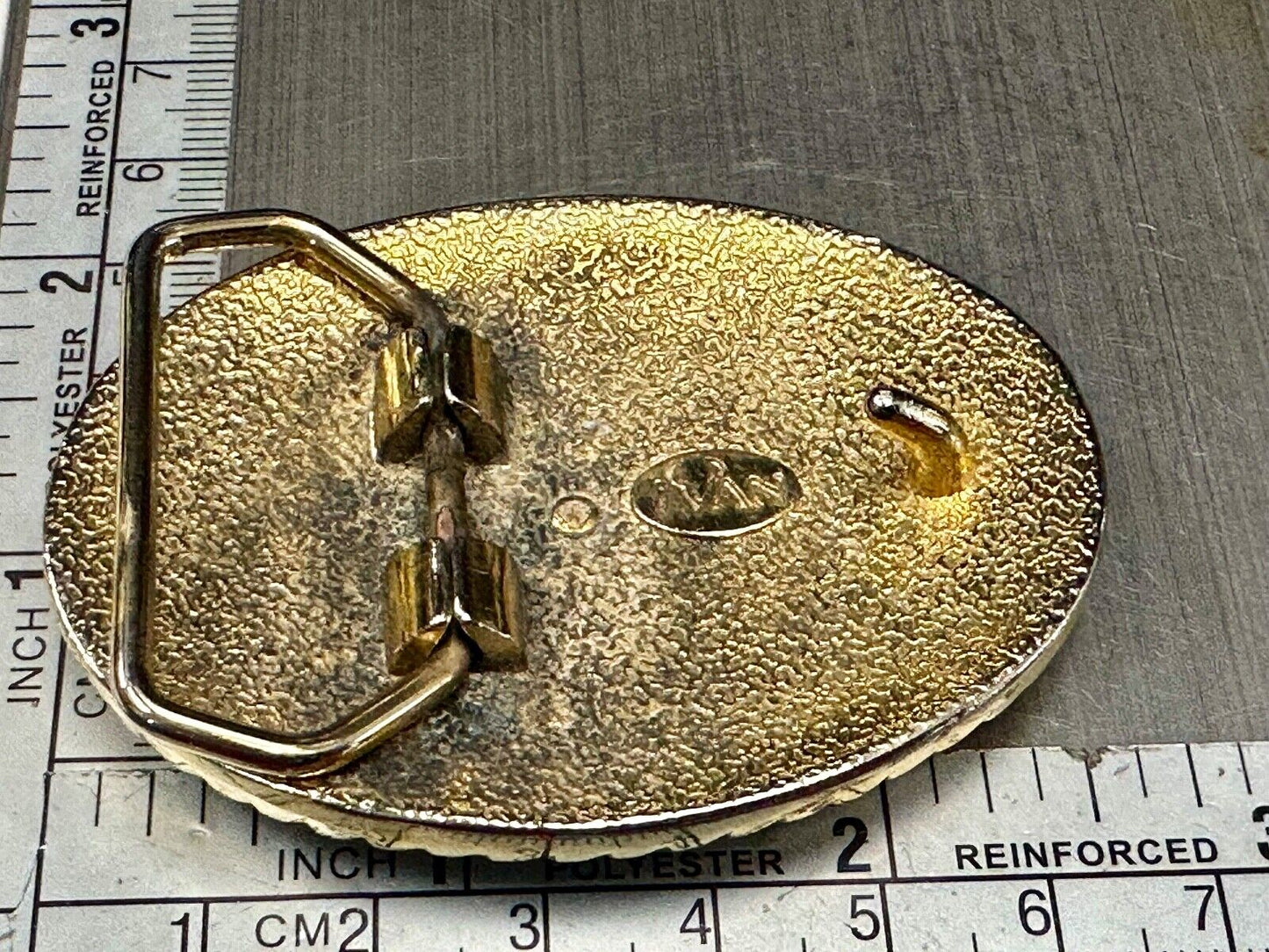 Vintage Ivan Cowboy Saddle Bronc western rodeo bull rider belt buckle