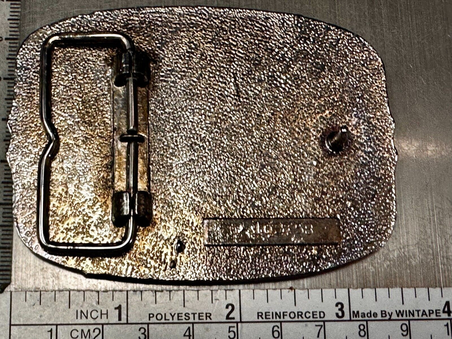 Majestic American Bald Eagle Flying high USA Mountains Two Tone Belt Buckle