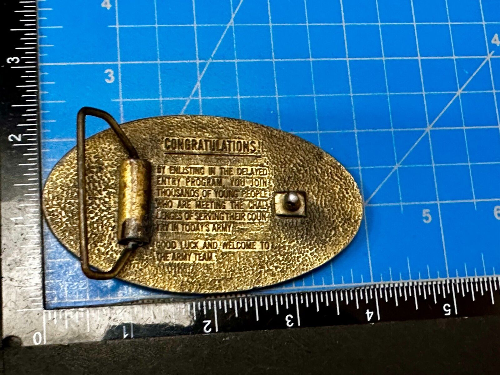 US Army Enlisted Soldier Delayed Entry Program United Staes Military Belt Buckle