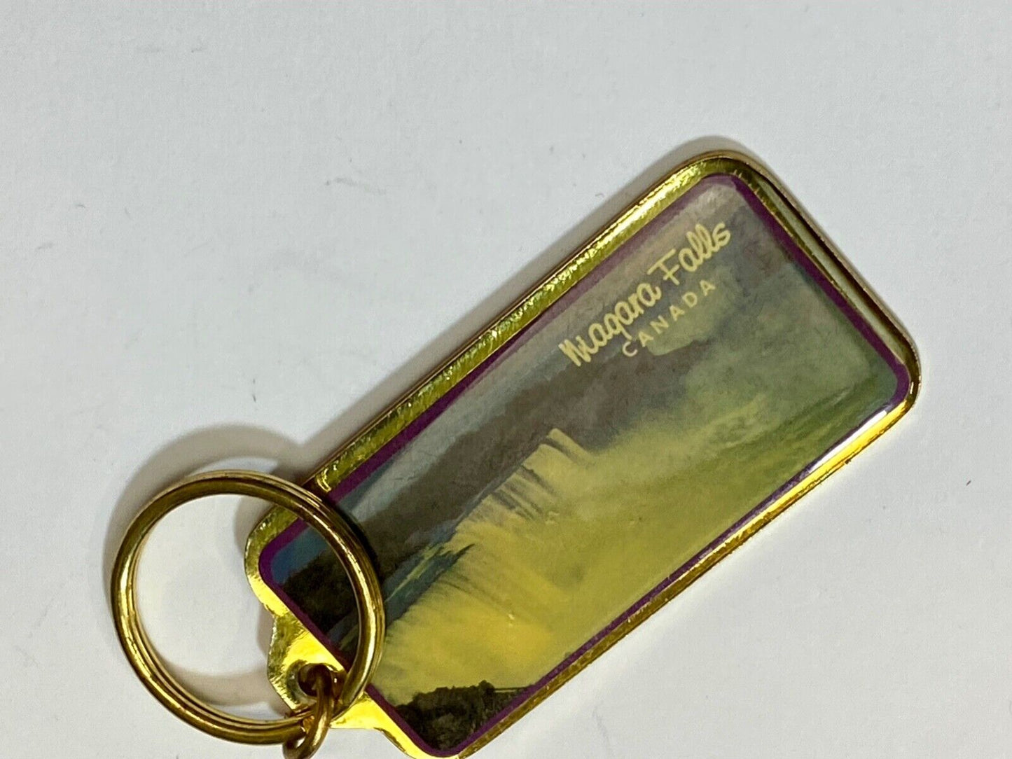 Vintage Keychain Niagra Falls Canada Souvenir Key Chain Key Ring