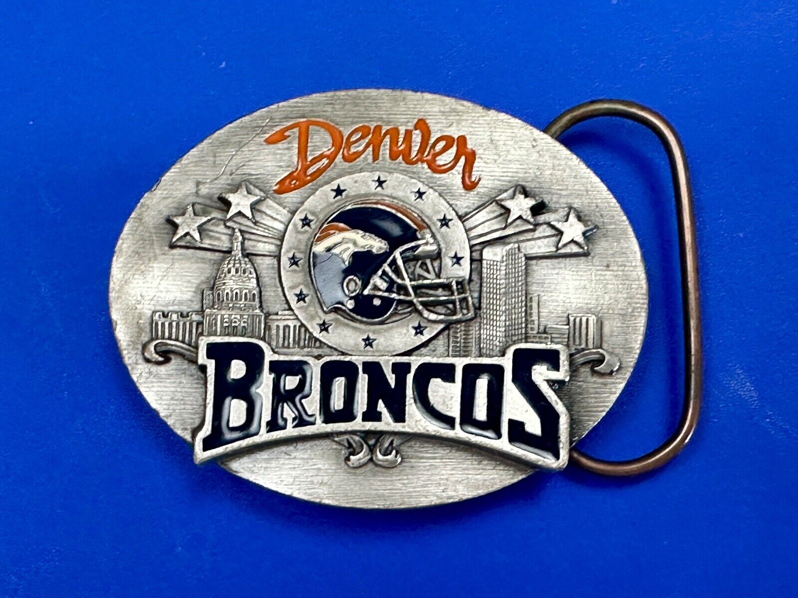 THE Denver Broncos - Most NFL Wins of the 1990's commemorative belt buckle