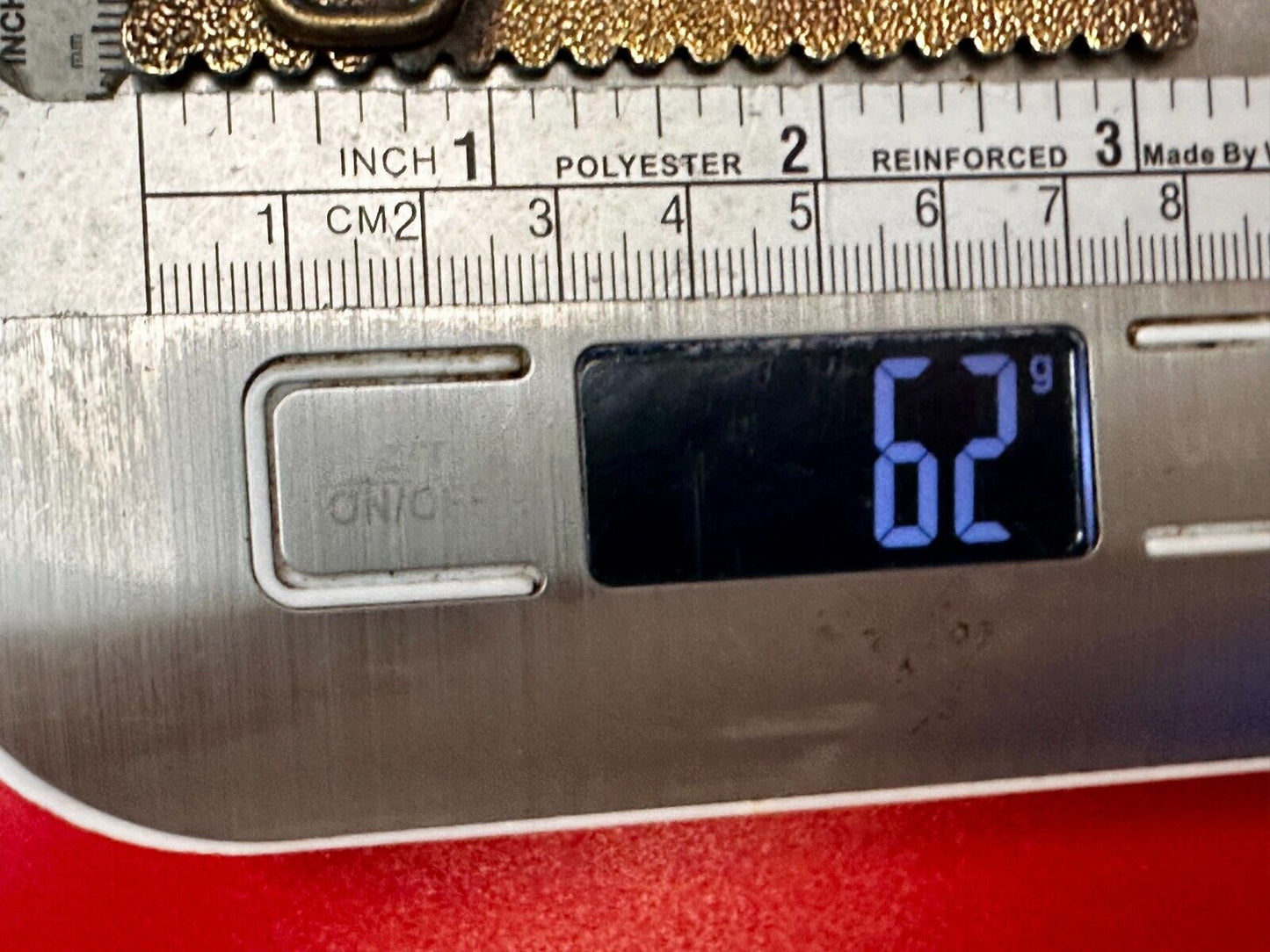 United States Postage Stamp Pharmacy Rx 8 Cent Pharmacist Belt Buckle