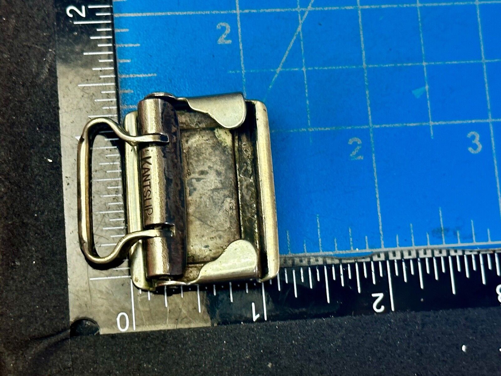 Art Deco Letter A Initial Monogram Belt Buckle by KantSlip