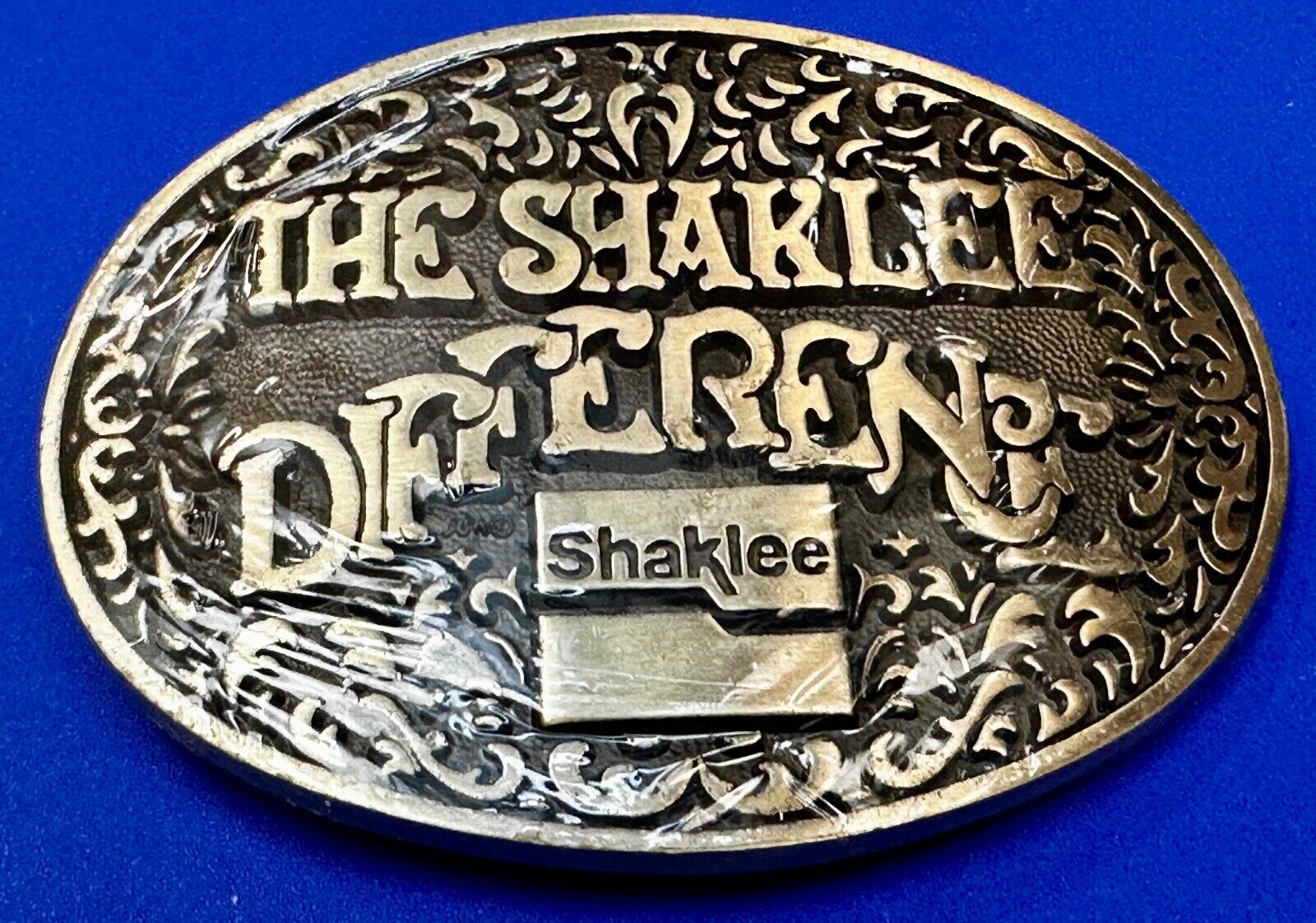 The Shaklee Difference Vintage Award Division Medals Solid Brass NOS Belt Buckle