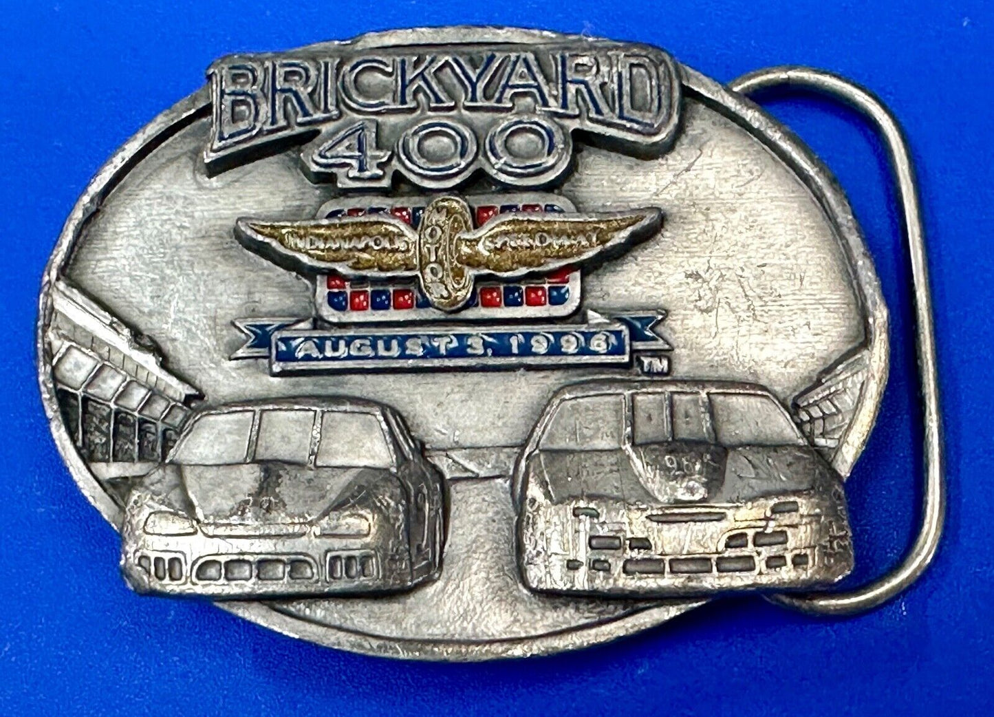 vintage Indianapolis brickyard 400 1996 Commemorative Q2 Siskiyou belt buckle