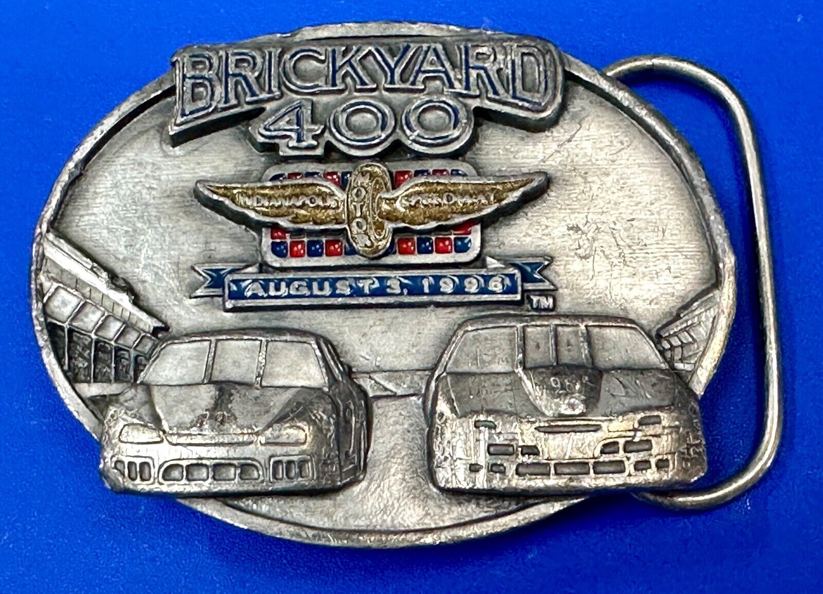 vintage Indianapolis brickyard 400 1996 Commemorative Q2 Siskiyou belt buckle