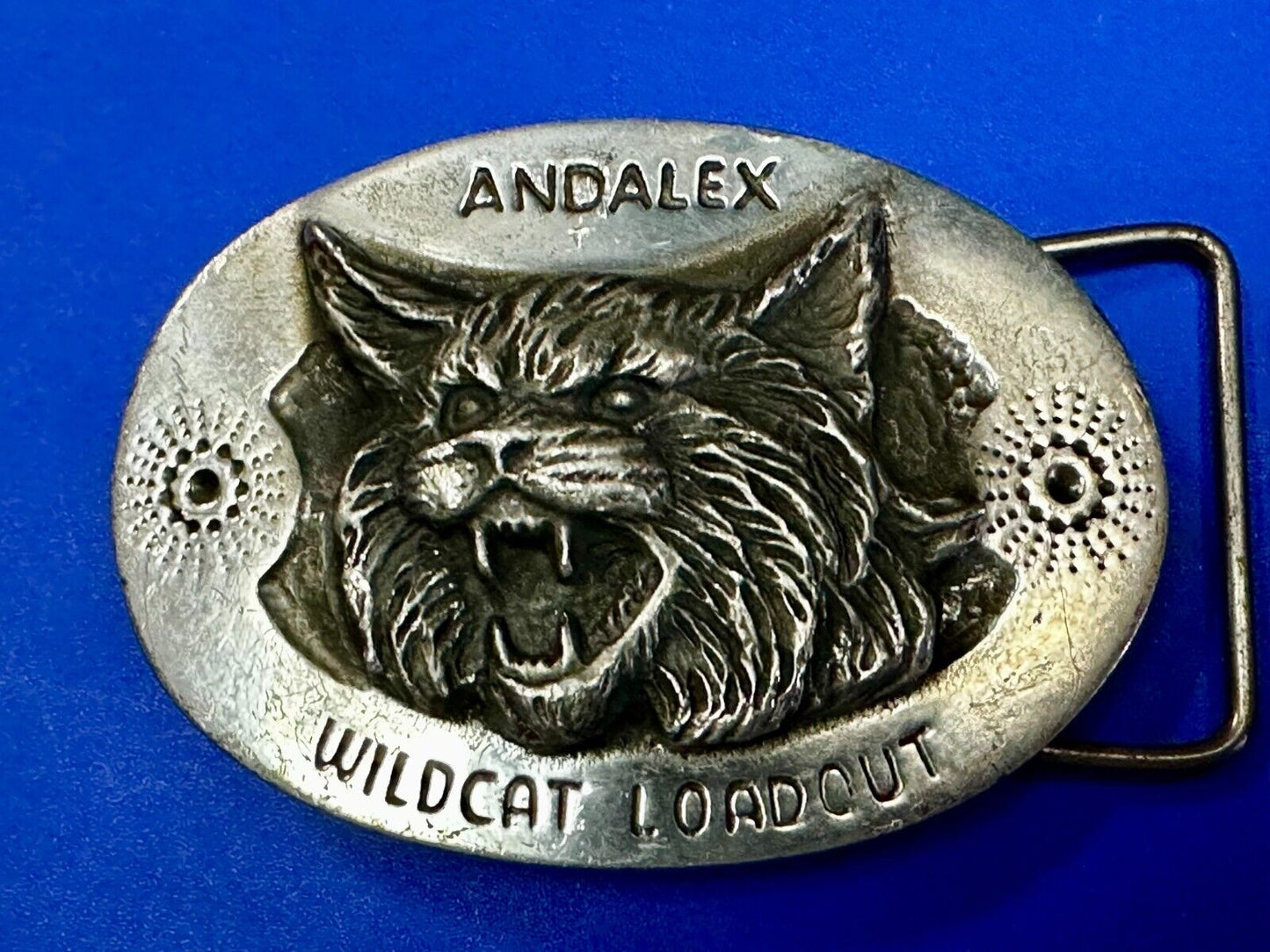 Andalex Wildcat Loadout Vintage Belt Buckle by Sculpture Artist Gary Frazen