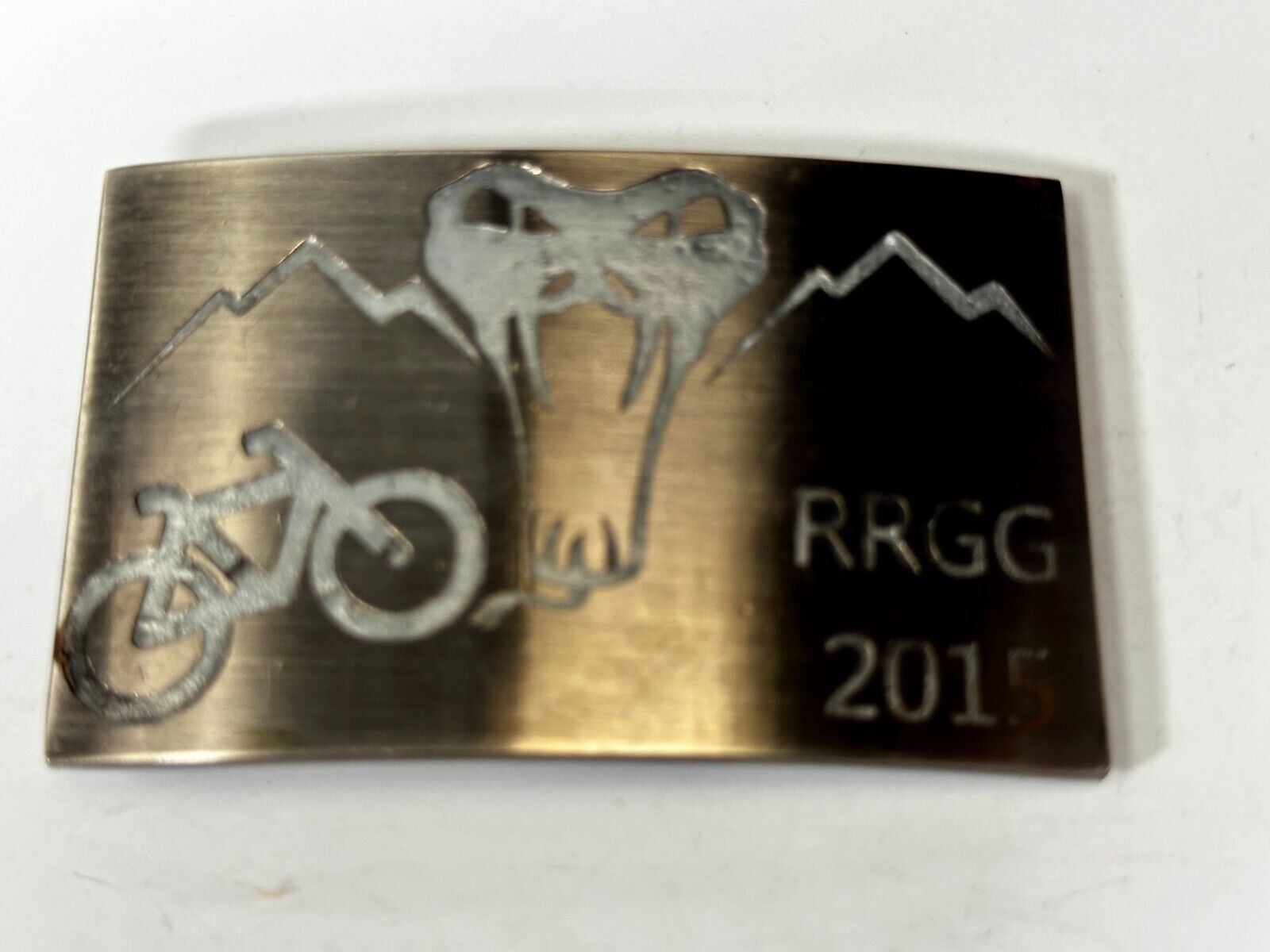 2015 RRGG Viper Logo Event Trail Mountain BMX Bike Race Ride Biker Belt Buckle