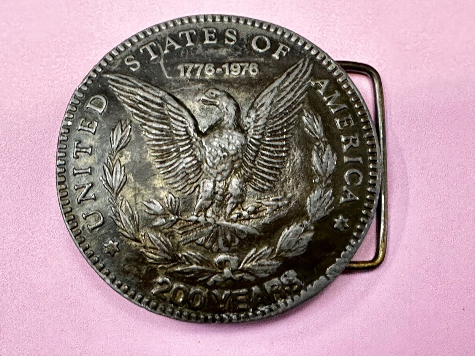 United States of America 200 Years Coin Collectors Belt Buckle 2001