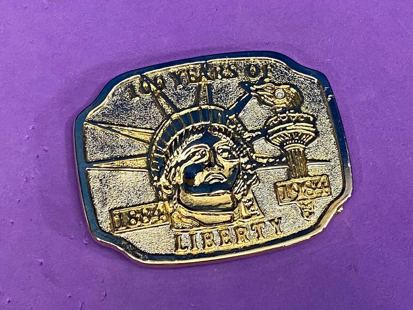 United States Of America Statue Of Lady Liberty Usa New York Belt Buckle