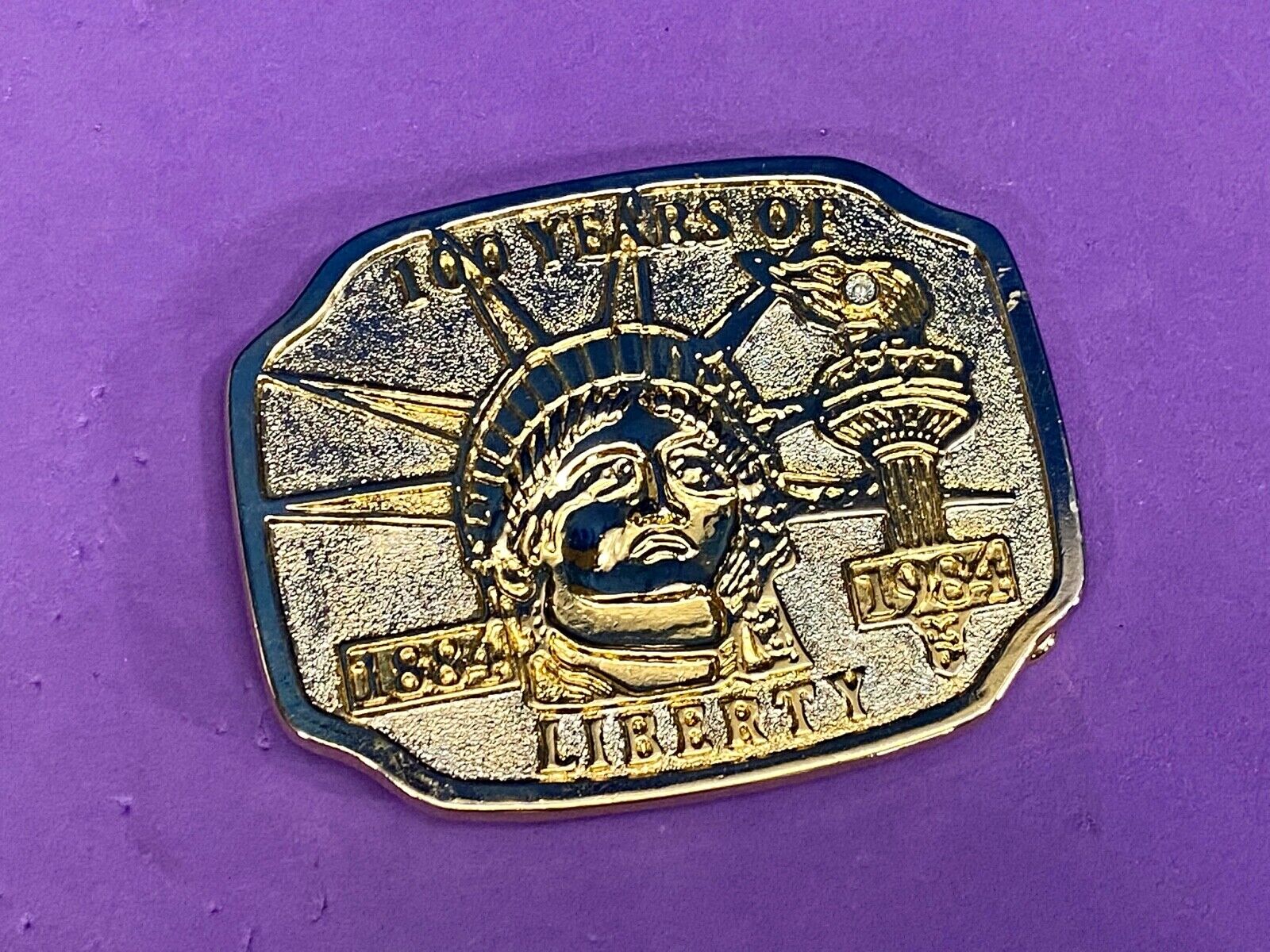 United States Of America Statue Of Lady Liberty Usa New York Belt Buckle