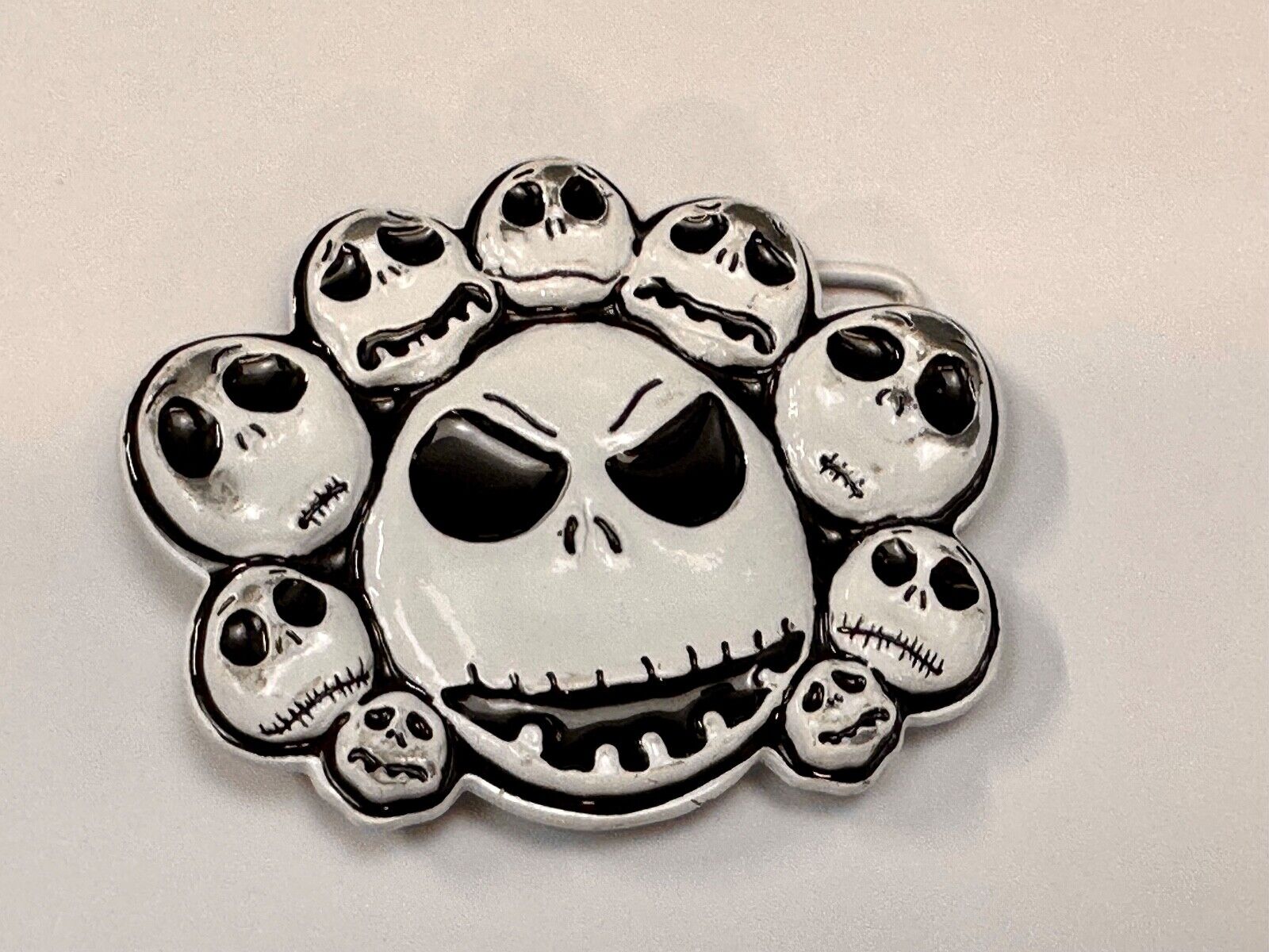 Tim Burtons The Nightmare Before Christmas Multiple Skulls belt buckle - Disney