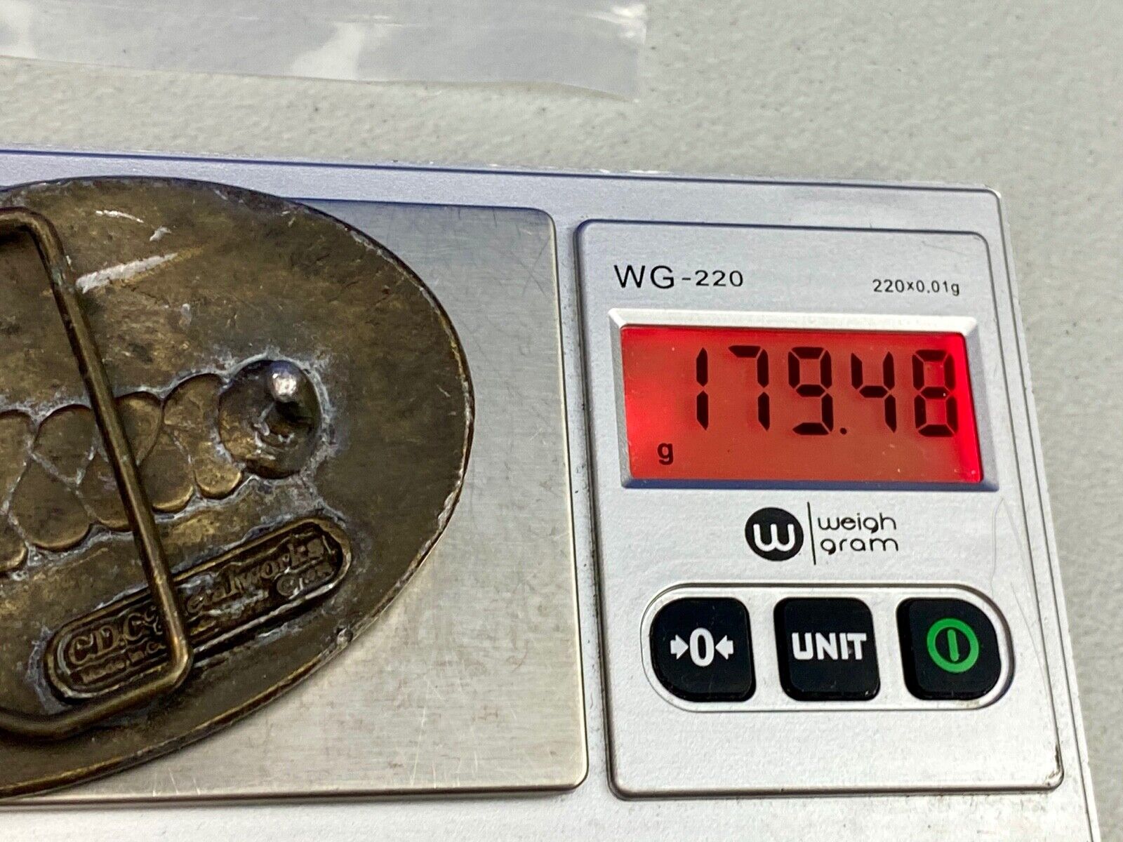 United States of America Twenty Dollar belt buckle by CDC Metal Works 