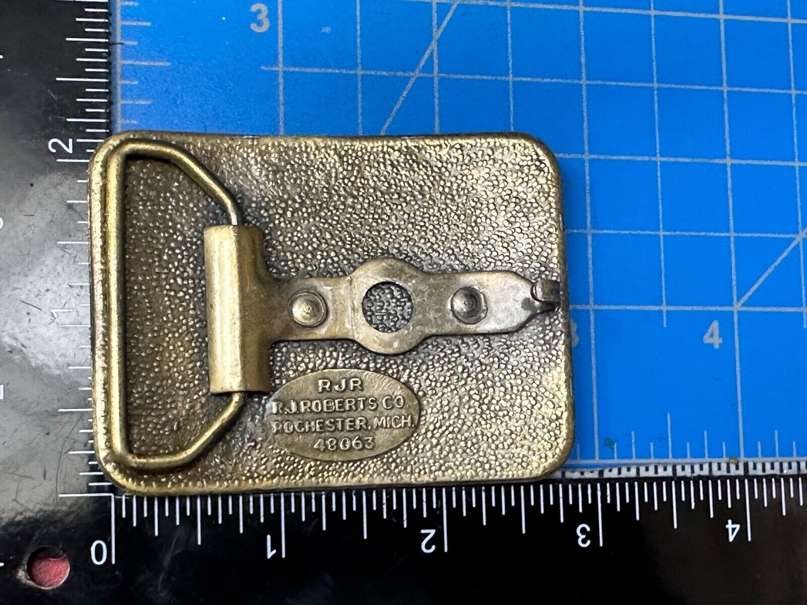 Antique Chevrolet Chevy Car Collectors Belt Buckle by RJR Roberts Co