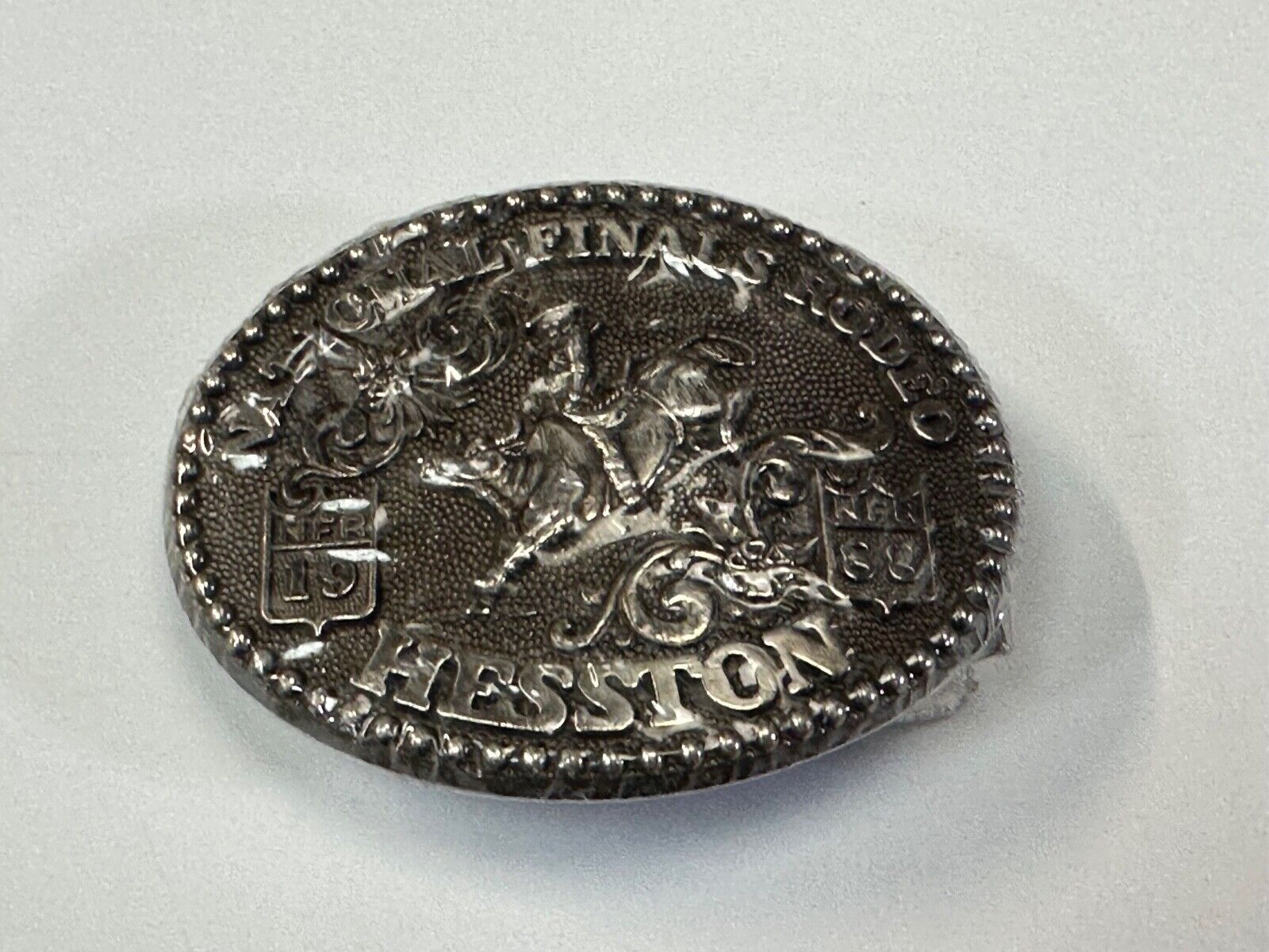 1988 Youth Sized NFR National Finals Rodeo belt buckle
