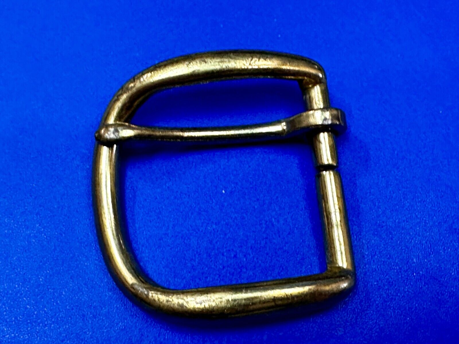 Vintage Brass Tone Replacement Belt Buckle Marked W