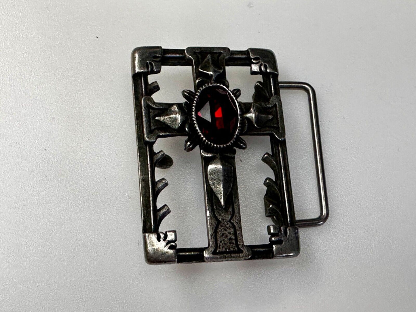 Alchemy Gothic Cross Openwork Centerpiece 2004 Belt Buckle Made in England