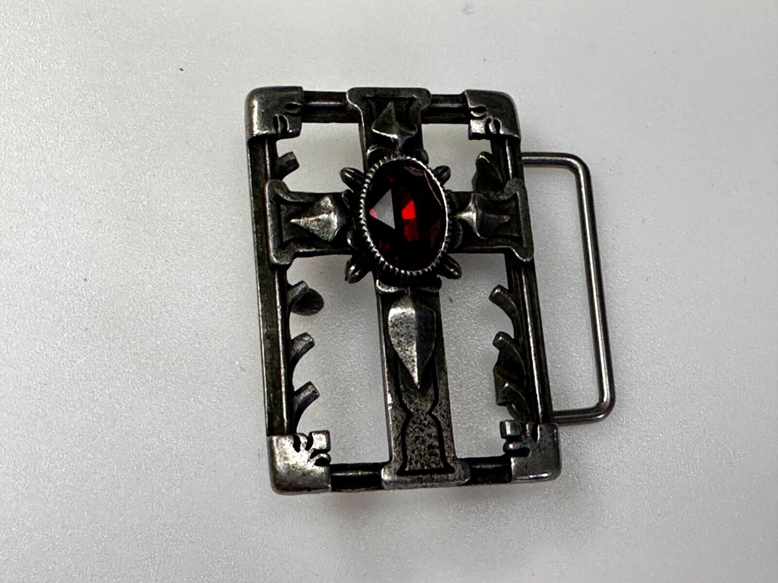 Alchemy Gothic Cross Openwork Centerpiece 2004 Belt Buckle Made in England