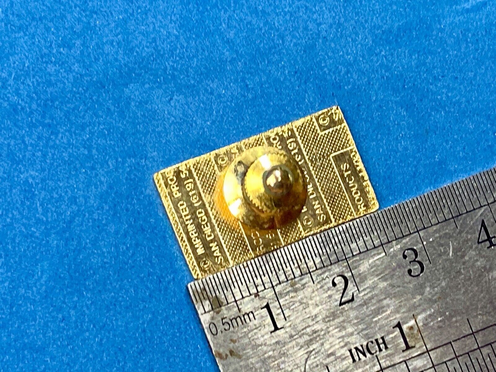 University of Miami Logo Tie Tack or Lapel Pin Imprinted San Diego CA