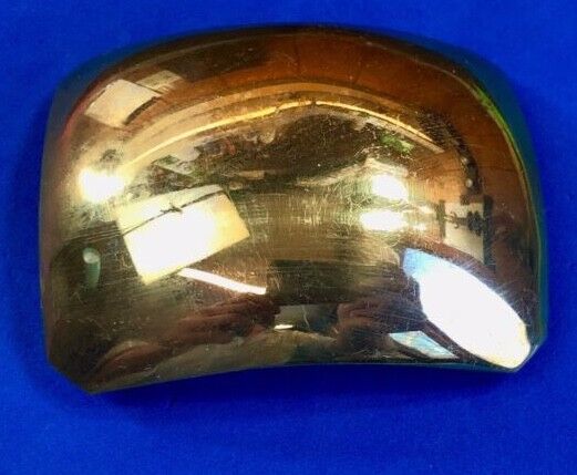 Unknown? polished Gold tone Vintage Belt Clip - buckle - Dress Scarf Purse Shoe 