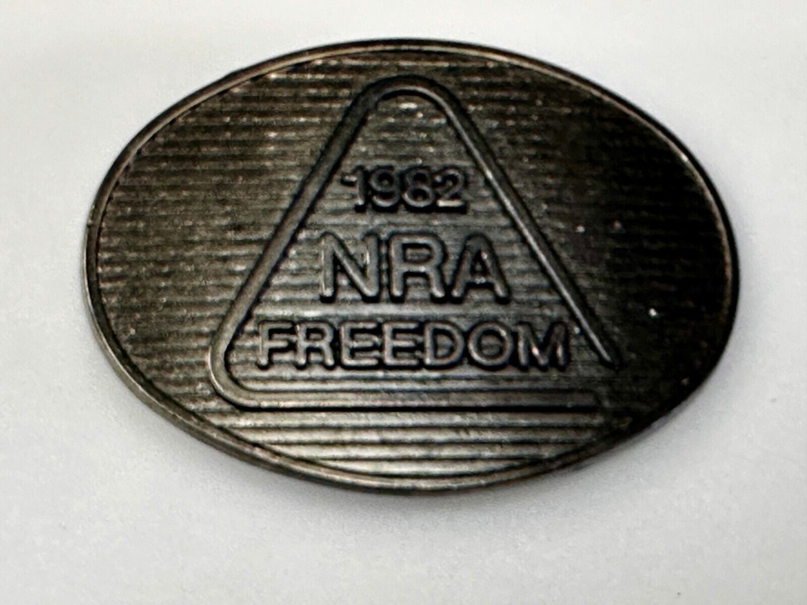 1982 NRA Freedom National Rifle Association Vintage Belt Buckle