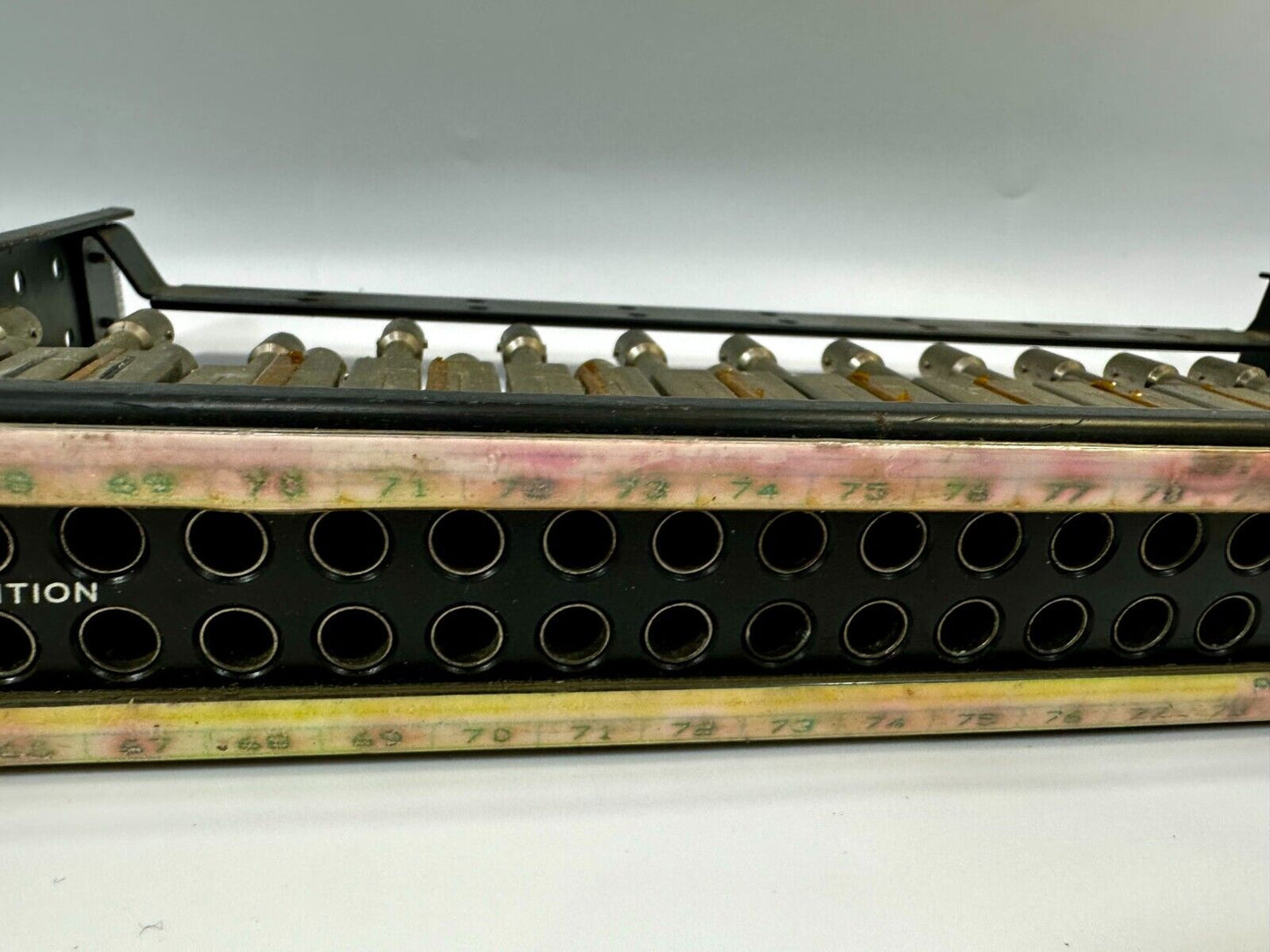 ADC Video Production Patchbay Patch Bay Panel Catalog number PPI1232RS-MVJT-BK