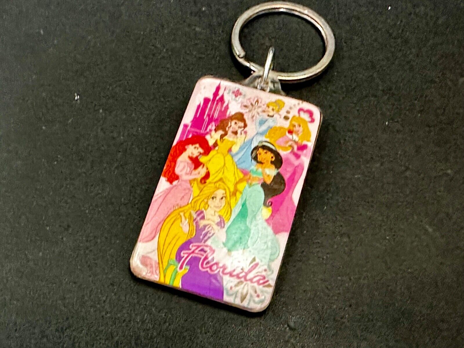 All the Princesses of Disney and Florida!  Souvenir Keychain, Key Chain Ring