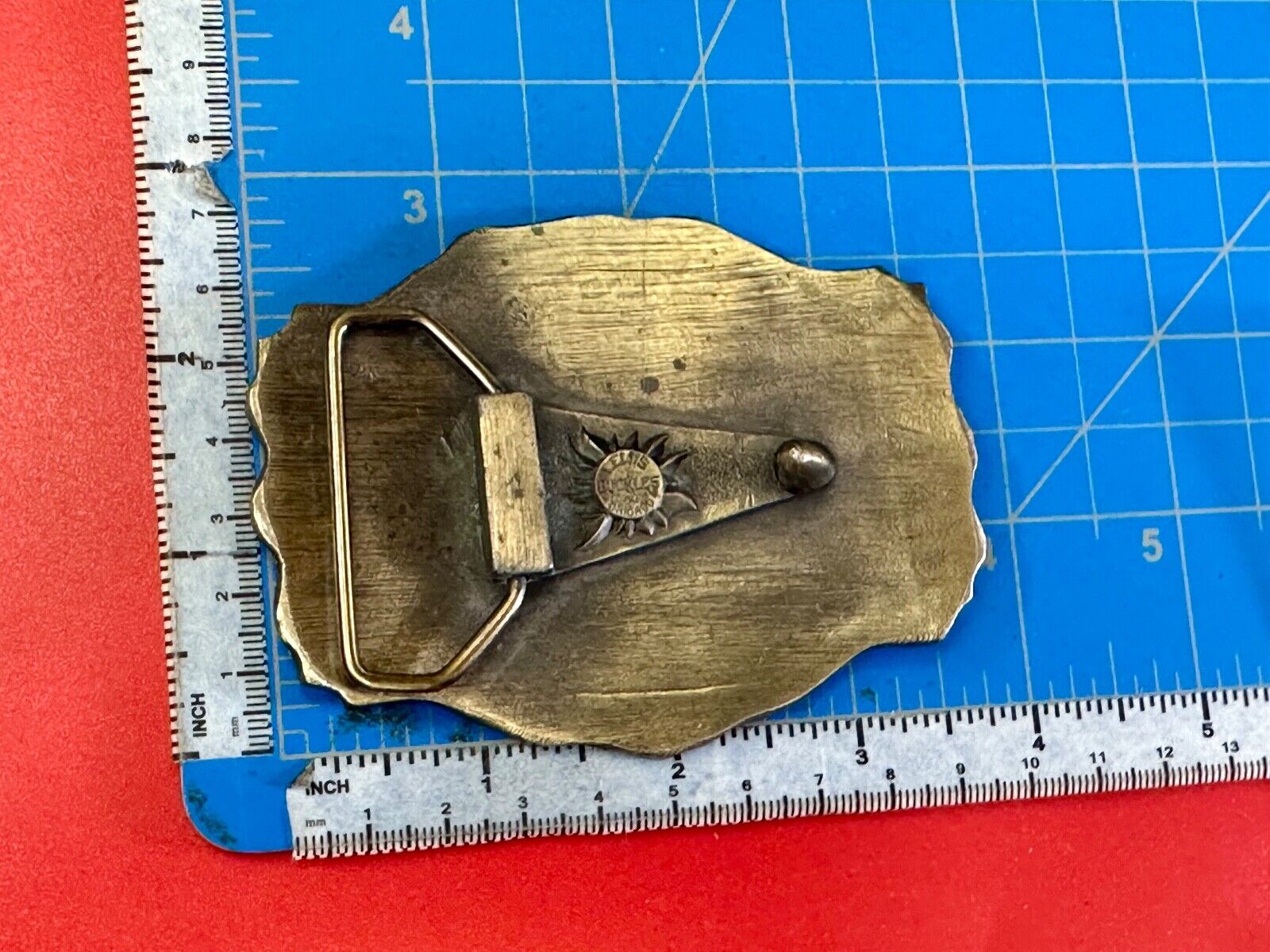 Two Coins Spirit of 76, Liberty Bell Patriotic America Vintage Lewis Belt buckle