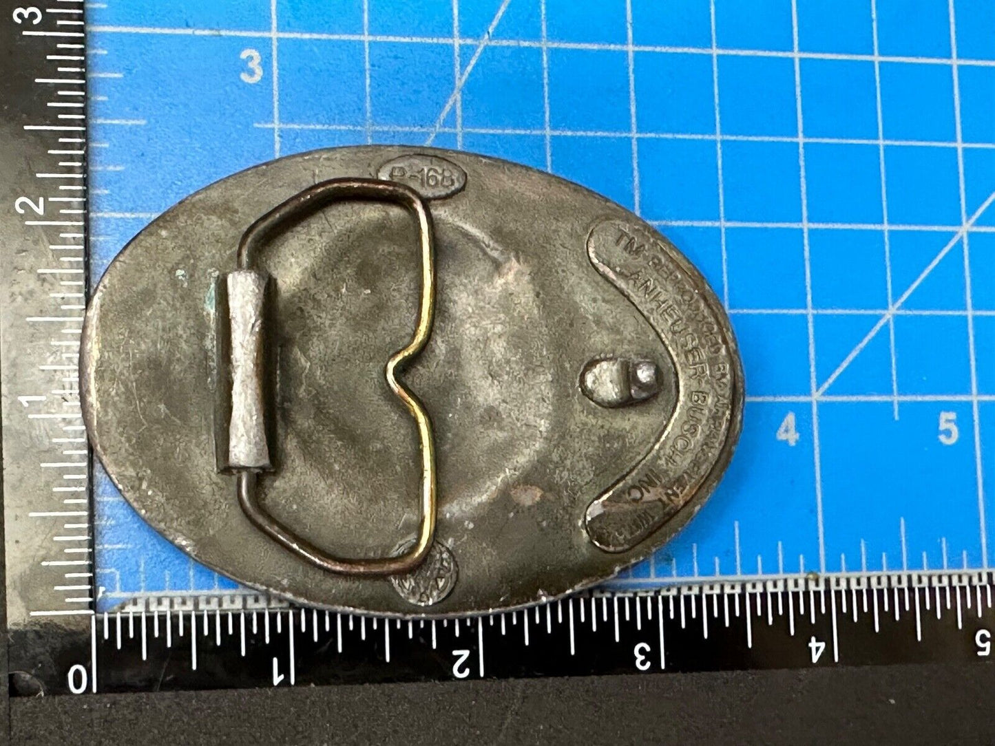 ANHEUSER BUSCH Eagle Vintage Beer Collectors Brewery Company Emblem Belt Buckle