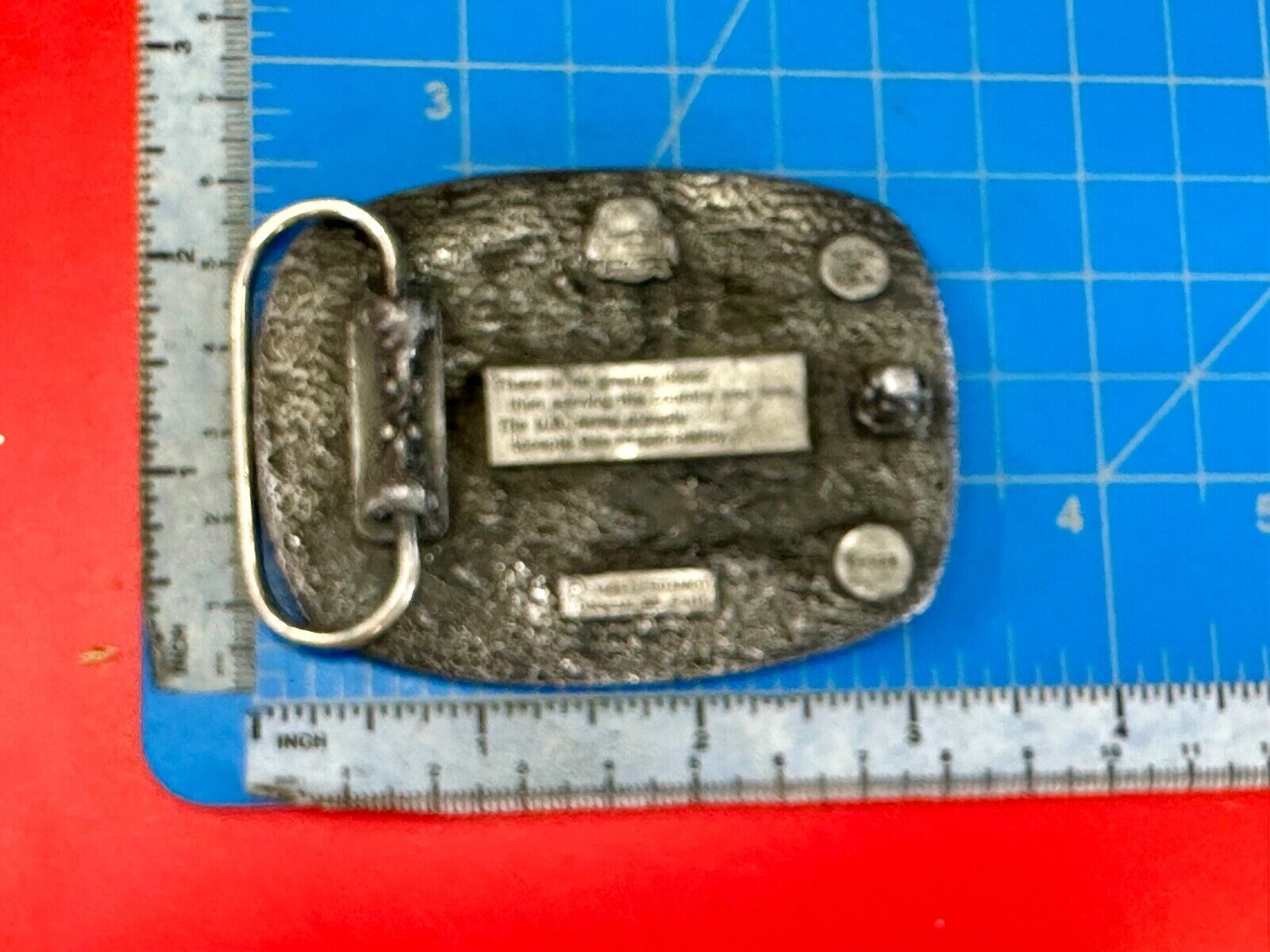 US United States Army No greater Honor than serving 91 Commemorative belt buckle