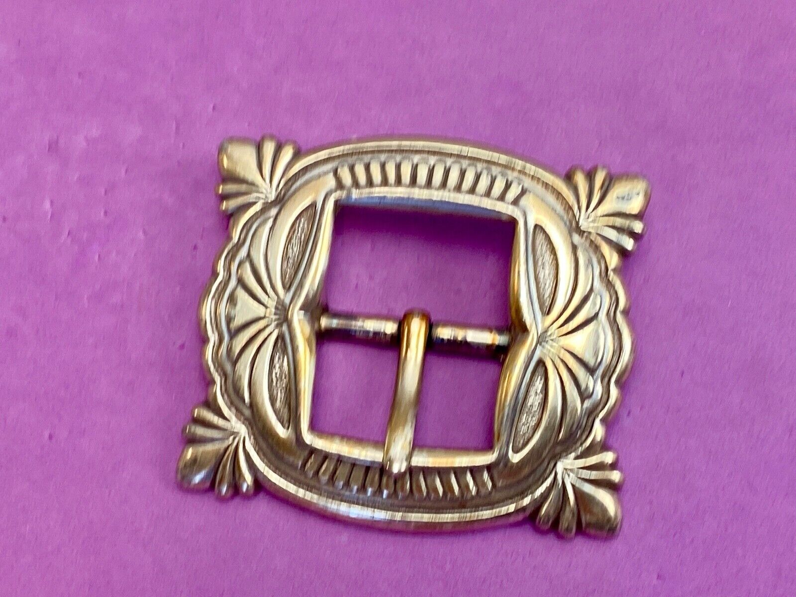 Antique Vintage W. Doran stamped western belt buckle