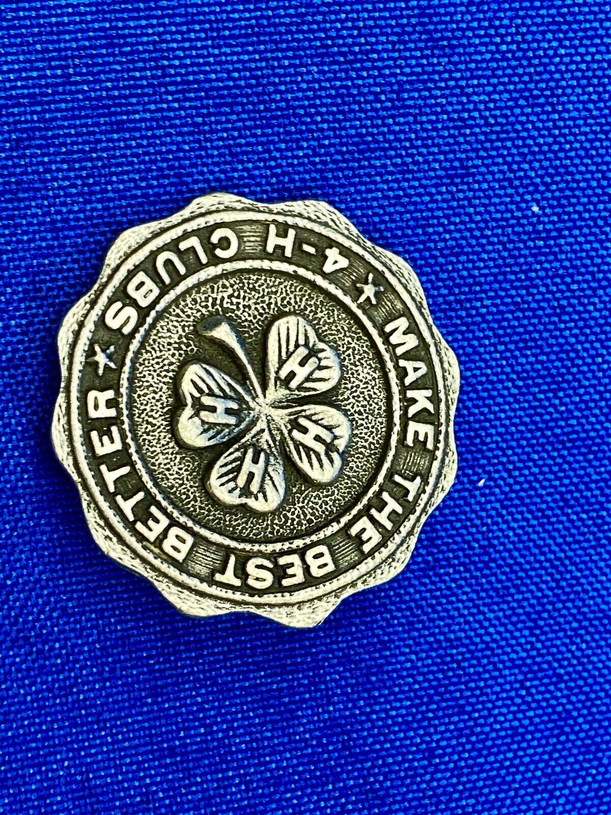4H Club  Make The Best Better Silver Color Collectable Pin