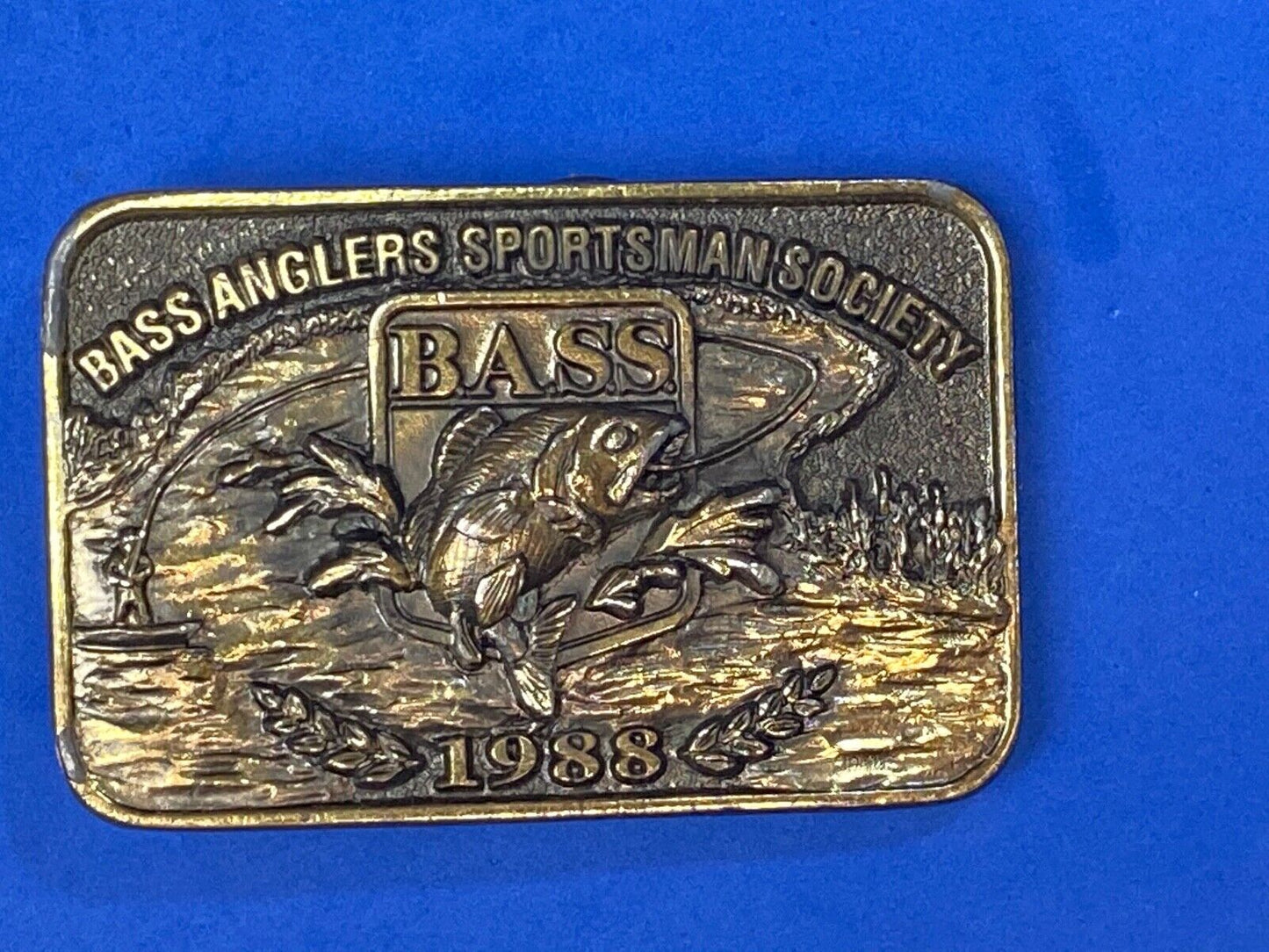 1988 Bass Anglers Sportsman Society Limited  Great American Belt Buckle