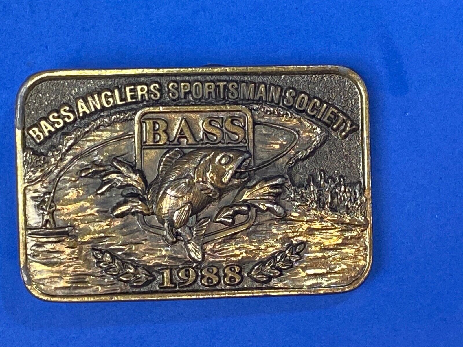 1988 Bass Anglers Sportsman Society Limited  Great American Belt Buckle