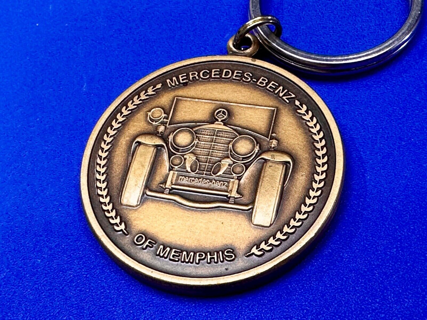 Mercedes Benz Of Memphis Keychain - Key Ring Chain Auto Car Dealers Collectable