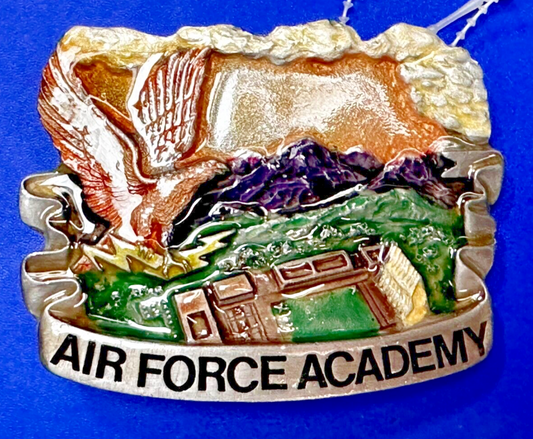 Air Force Academy Vintage 1986 Ultra Ent Collectors Colorful Belt Buckle
