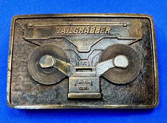 Tailgrabber Century Club Commemorative Vtg.  Belt Buckle  by Indiana Metal Craft