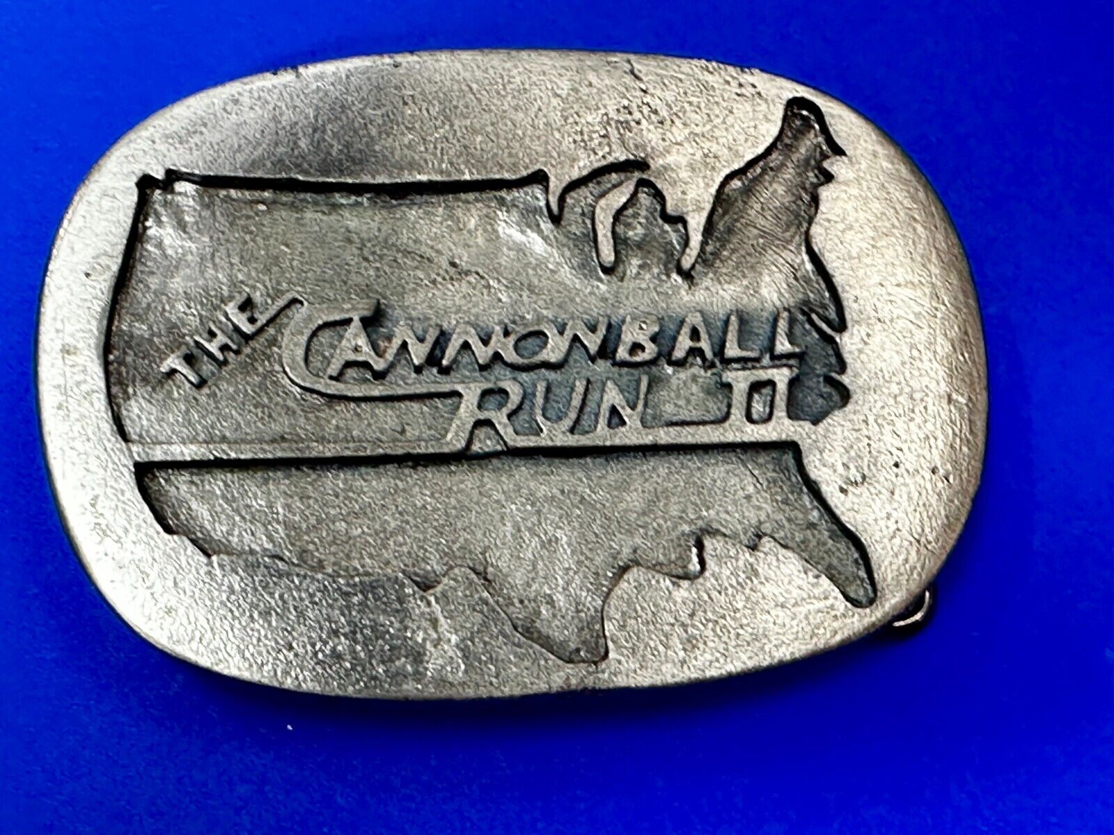 The Cannonball Run II 2 Movie Crew Gift Promo Hal Needham Belt Buckle