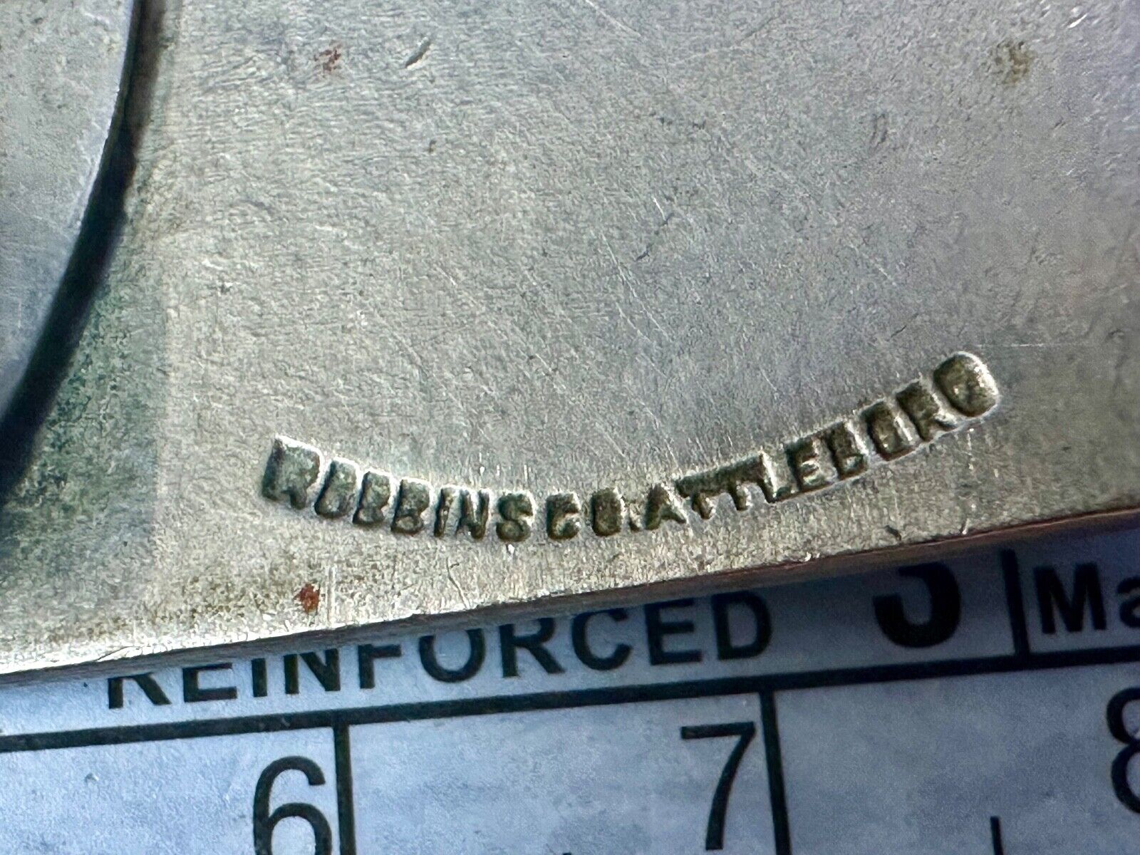 University of Oregon - Eugene Antique 1940's ROBBINS Co Attleboro Belt Buckle
