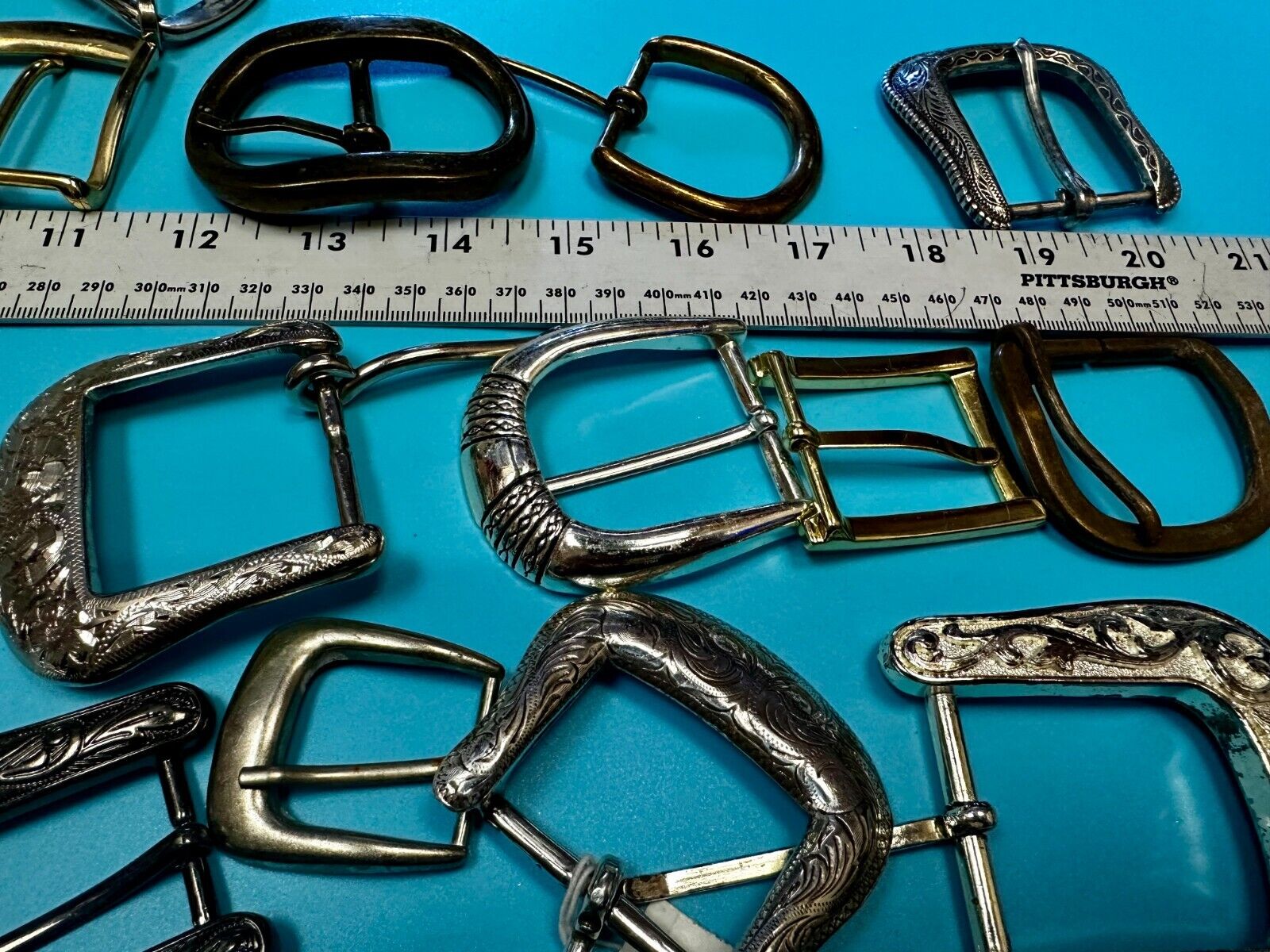 20 Vintage & Modern Ranger Style Belt buckles -  Lot, Grab Bag - Resale Gifts!