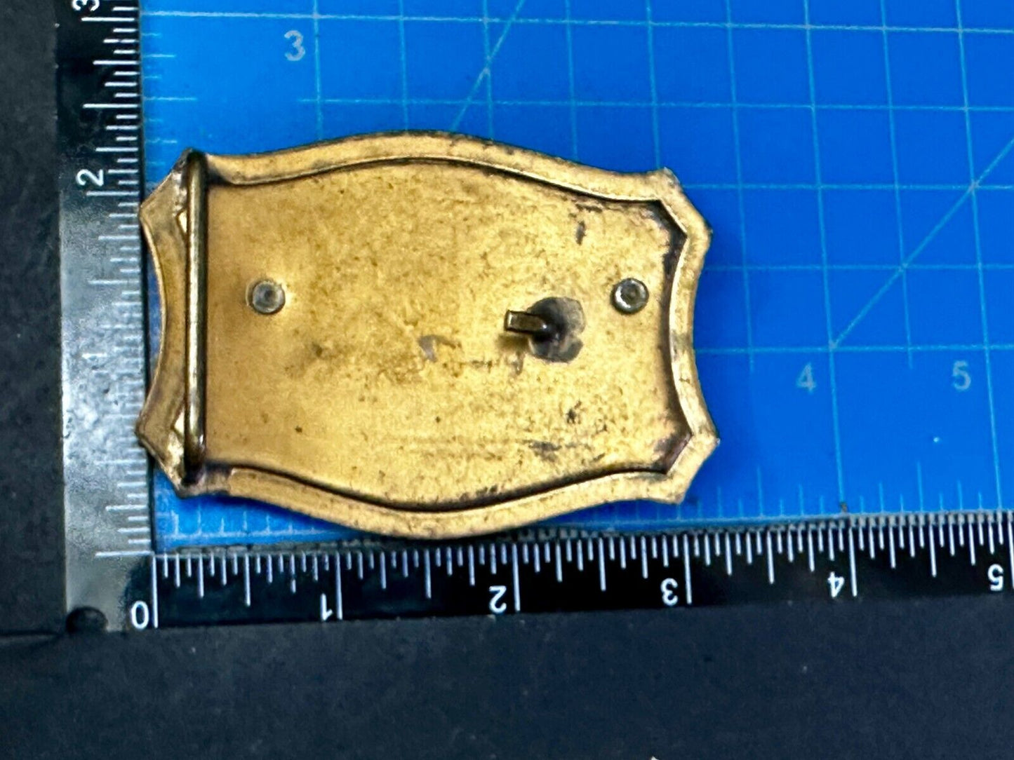 Antique Dancing Couple Formal Waltz Ballroom Gold Tone Western Belt Buckle