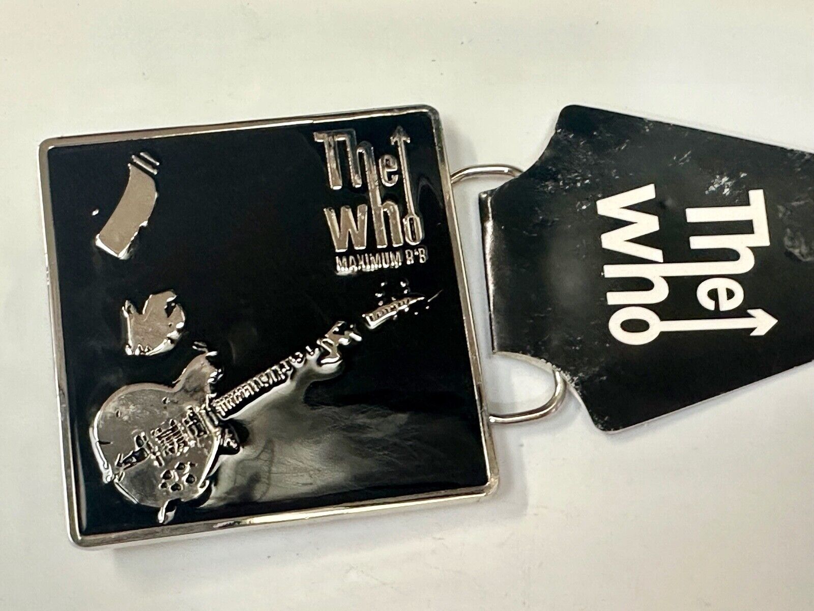 The Who - Maximum RnR Music Band Guitar Player 2005 Bravado  Merch Belt Buckle
