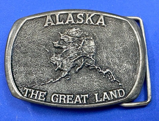 Alaska, The Great Land - Commemorative AK Frontier Arts belt buckle