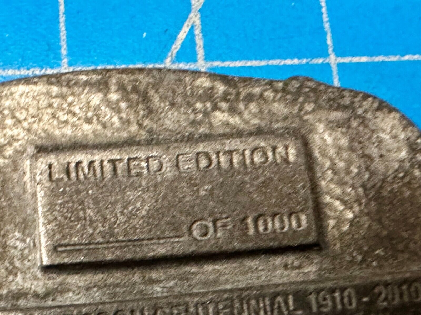 Talent Oregon Centennial Celebration 1910-2010 Commemorative Belt Buckle