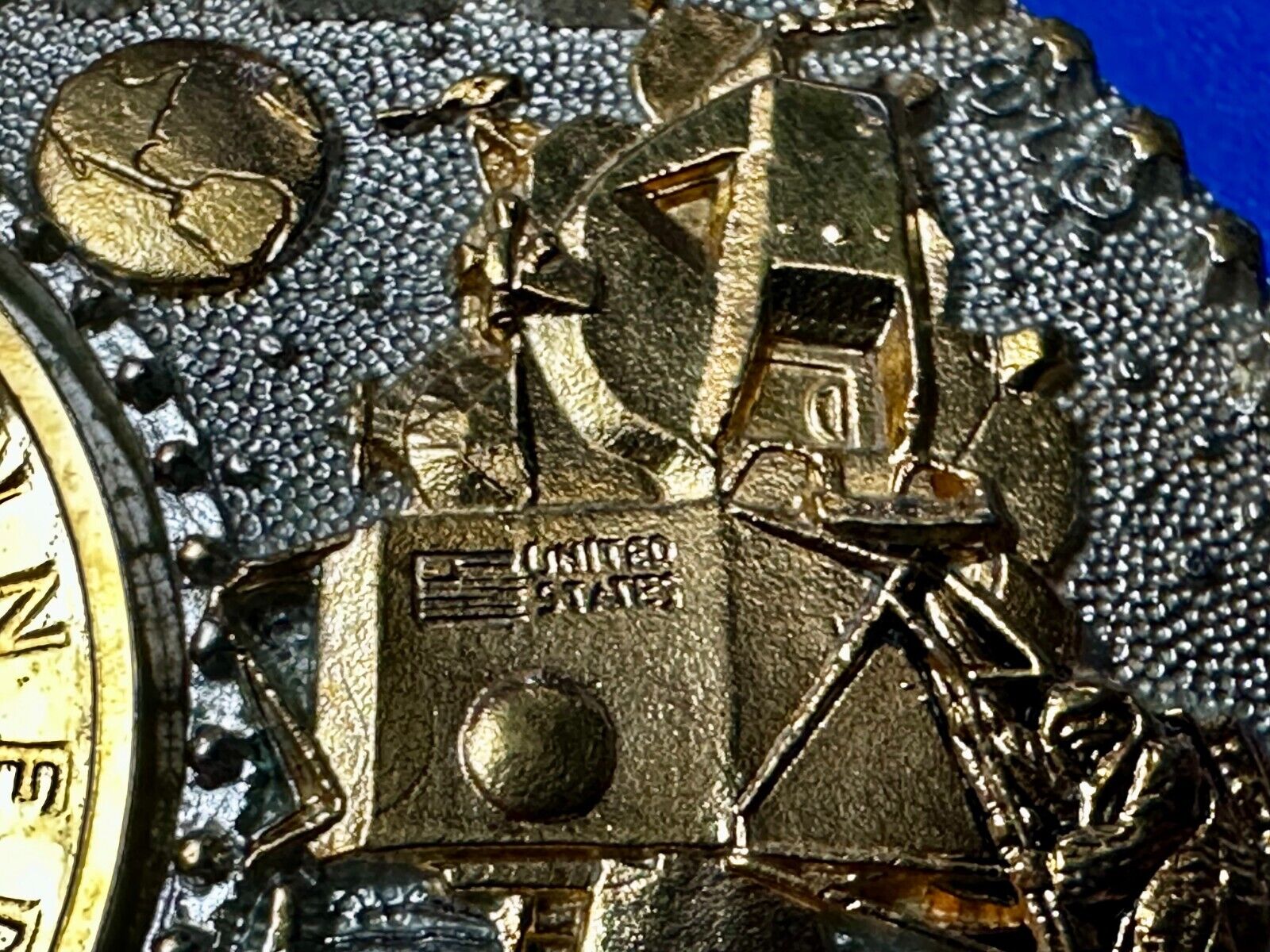 American John F Kennedy President Coin Belt Buckle First Edition #2173 ADM