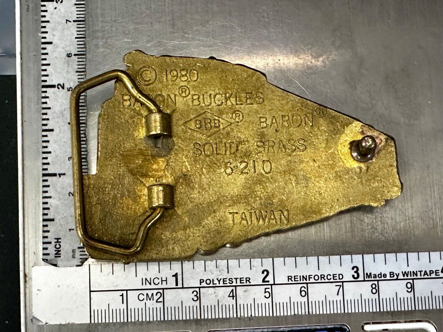 8003 Union Pacific Up Locomotive Railroad Train VTG 1980 Belt Buckle by Baron